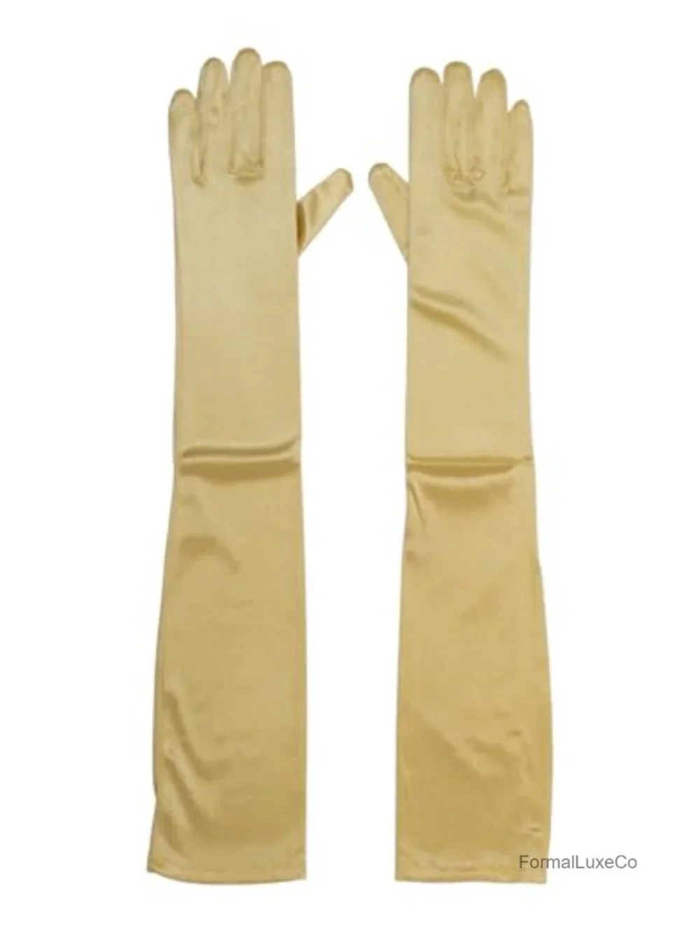 Women's Vintage 1920s Opera Satin Gloves Elbow Length Costume Gloves